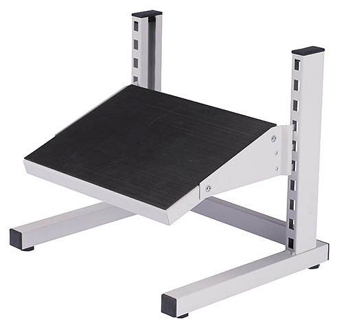 Repose-pieds Bedrunka+Hirth, réglable individuellement en hauteur et en inclinaison, LxPxH 470 x 410 x 430 mm, 07.00.30