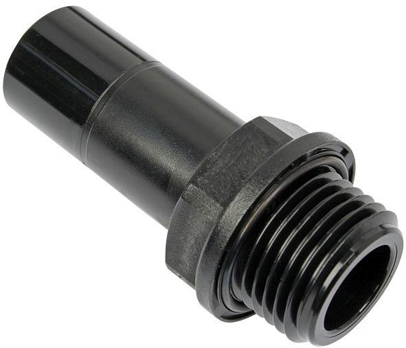 temporisateur BG-GES-18-1/2-KU, bouchon à visser droit - cylindrique, avec joint torique, Ø extérieur du tube : 18 mm, filetage : 1/2'', UE : 5 pièces, 03070212