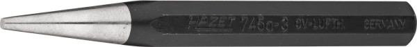 Poinçon Hazet, 3 mm, usage intensif (D), tige octogonale, 745A-3
