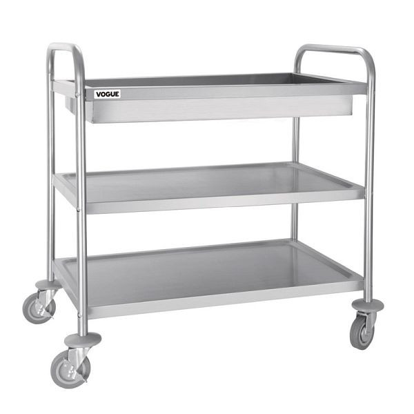 Chariot de service Vogue en acier inoxydable, CC365