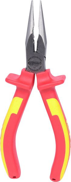 KS Tools Pince à bec effilé ERGOTORQUE VDE, 165 mm, 117.1117
