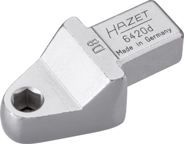 Porte-insert Hazet pour embouts, insert carré 14 x 18 mm, six pans creux 8 mm (5/16 pouce), 6420D