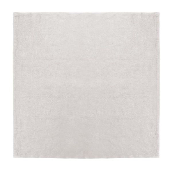 Serviettes de table en lin Olympia Sable 400x400mm (12 pièces), FW699