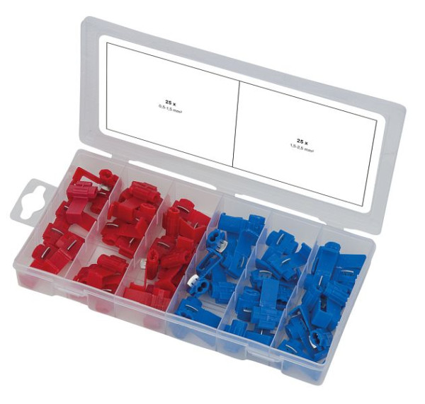 Gamme de connecteurs de dérivation KS Tools, 50 pièces, 970.0570