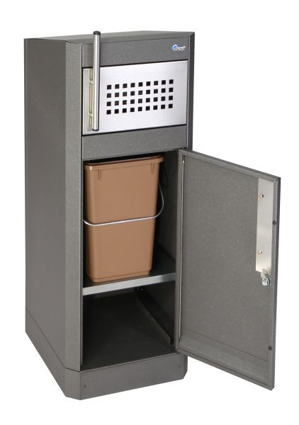 Blunt Binox-Hybrid-Bio-25, insert hygiénique en acier inoxydable avec filtre à charbon actif, 25 litres, 582-025-30