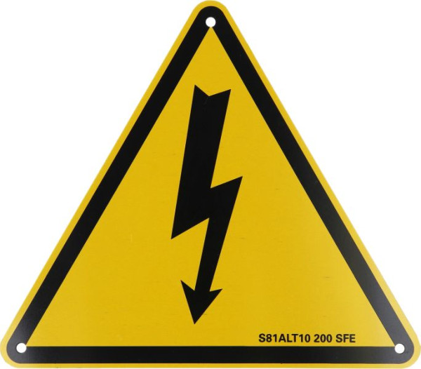 KS Tools panneau d'avertissement flash hybride, aluminium, 200 mm, 117.0178