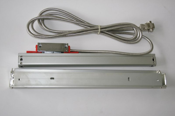 ELMAG toise en verre modèle KA 500/420 pour affichage numérique de position SINOIP53 course 420mm, longueur d'installation 532mm, 88828
