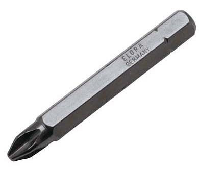 Embout de tournevis ELORA 1/4 ", Phillips, 3020, taille: PH 2x25, 3020002255200