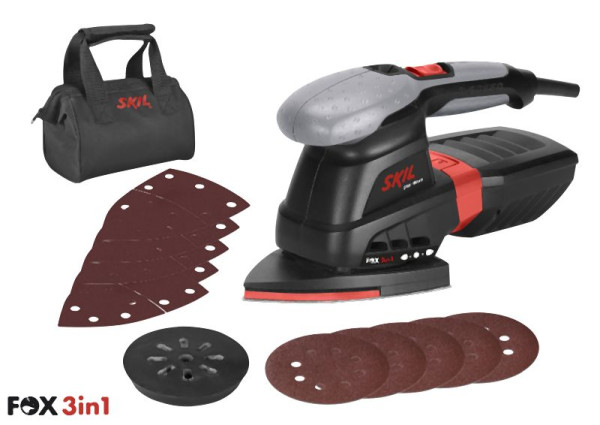 Ponceuse multi SKIL 7220 AC, Fox 3-en-1, LxlxH : 332x156x166 mm, F0157220AC