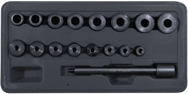Jeu d'outils de centrage d'embrayage SW-Stahl, 17 pièces, 410113