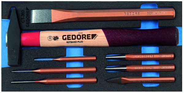 Insert GEDORE CT avec assortiment, assortiment de burins, 2309041