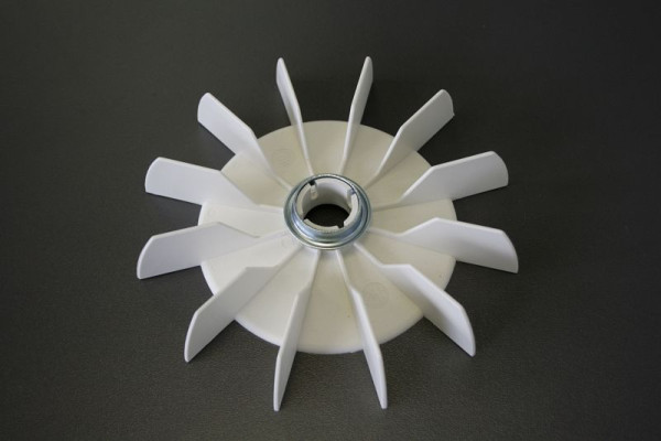 Pale de ventilateur PVC ELMAG Ø : 145, largeur : 19 mm pour moteur 2 CV (MEC80) pour moteur M 300 Wund pour BOY 460, 9100206