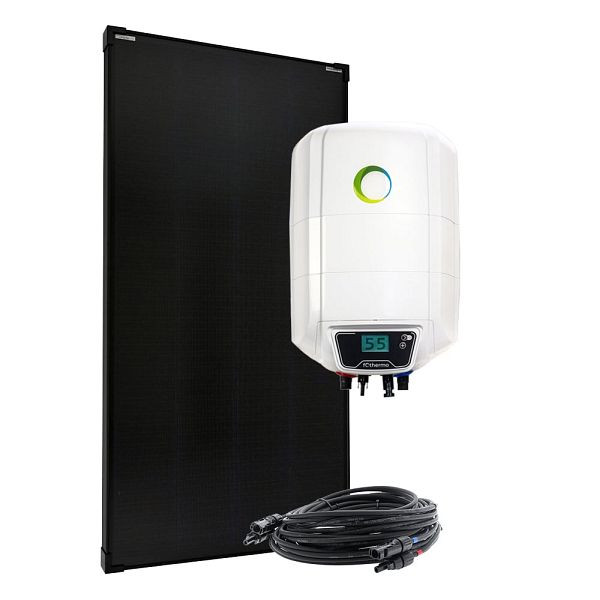 Système solaire Offgridtec 180W avec chaudière Fothermo 10l pour préparation d'eau chaude pour jardin ou refuge de montagne, 4-01-014140