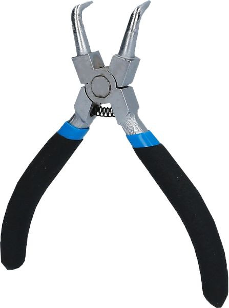 Brilliant Tools Pince à circlips pour circlips internes, coudée, 125 mm, BT067008