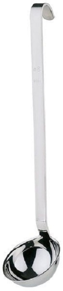 Louche APS, Ø 6 cm, longueur 34 cm, inox 18/8, qualité lourde, manche antidérapant, 00711