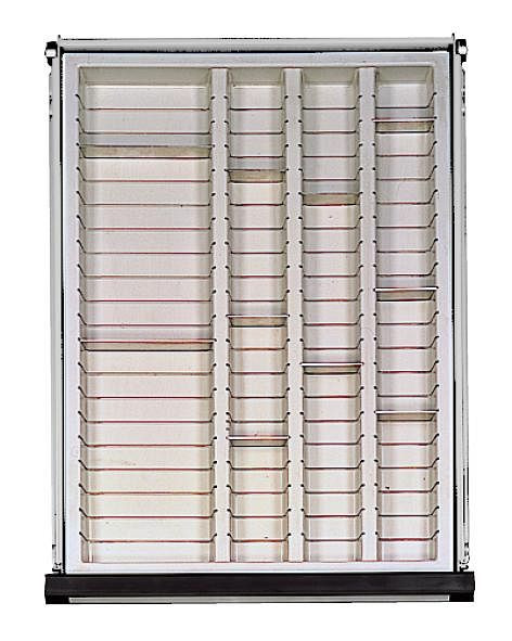 ANKE insert à 4 cavités en plastique; pour tiroir 410 x 540 mm (LxP); à partir de la hauteur avant 90 mm; avec 10 compartiments, 903.074
