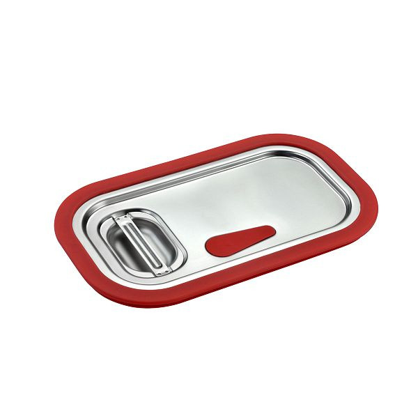 Vaiotec TOPLINE Couvercle Gastronorm GN 1/4 - avec joint en caoutchouc, 26,5x16,2x2 cm, 10637