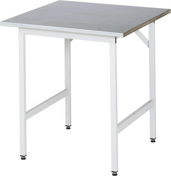 Table de travail série RAU Jerry (table de base), L750 x P800 x H800-850 mm, 06-500ES80-07.12