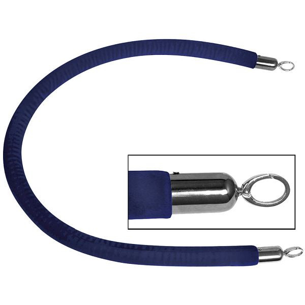 Corde de raccordement Stalgast bleu foncé, raccords chromés, longueur 150 cm, BB3210150