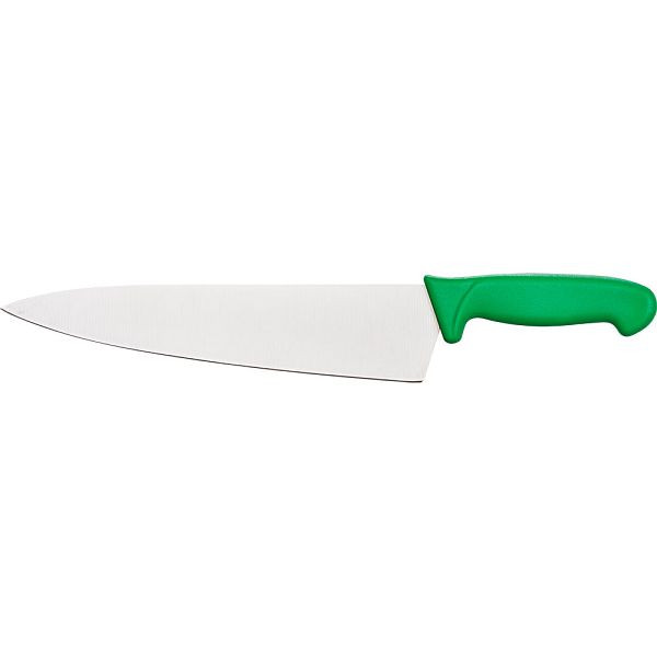 Couteau de chef Stalgast Premium, HACCP, manche vert, lame inox 26 cm, MS2412260