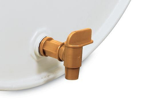 Robinet DENIOS FH 1 en polyéthylène (PE), Ø filetage 3/4", 117-104