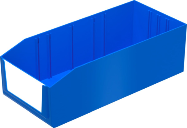Boîte à étagères BITO PK Set PK3131 295x136x90 bleu, étiquette incluse, 14 pièces, 1423