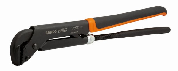 Clé serre-tube Bahco avec bouton de déverrouillage rapide, 1", 1410D