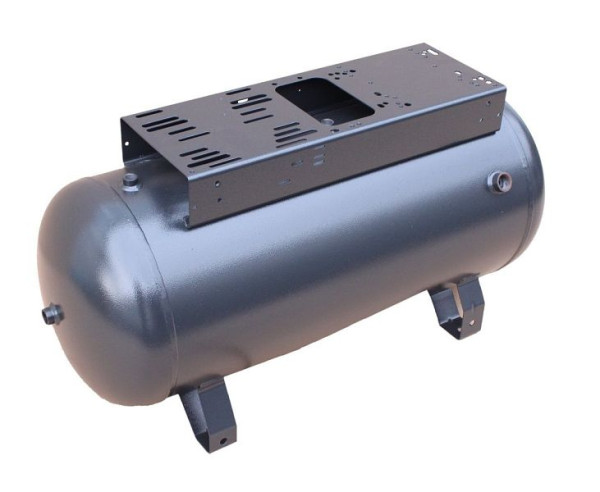 Réservoir d'air comprimé AEROTEC 50 L horizontal - 11 bars galvanisé avec console SANS kit de fixation, 2009729