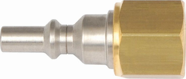 Raccord à bouchon oxygène ELMAG en acier inoxydable, IT 1,4' pour réducteurs de pression selon EN 561, 55245