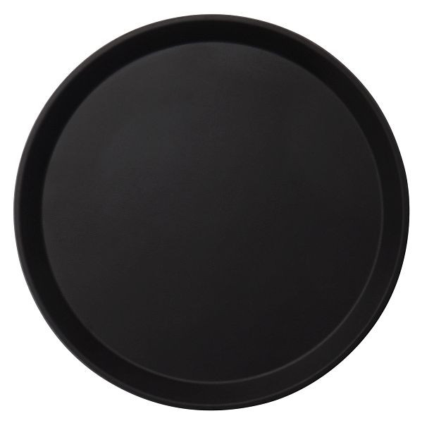 Plateau Cambro Camtread 28 cm Rond Noir, VE: 12 pièces, 1100CT110