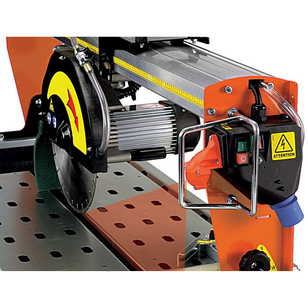 Présentoir de découpe laser ELMAG avec montage pour machines à tailler la pierre jusqu'à 1000 mm maximum, 61382