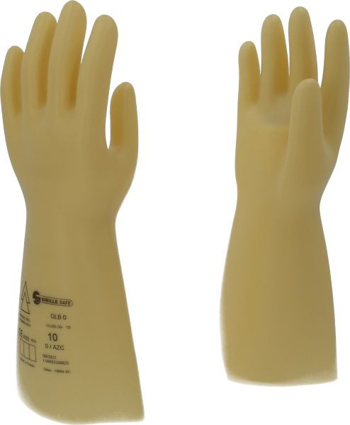 KS Tools Gant de protection pour électricien avec isolation de protection, taille 10, classe 0, blanc, 117.0051