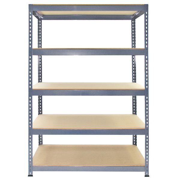 Monster Racking Q-Rax étagère de rangement 180 cm H x 120 cm L x 50 cm L gris, lot de 10, 10538