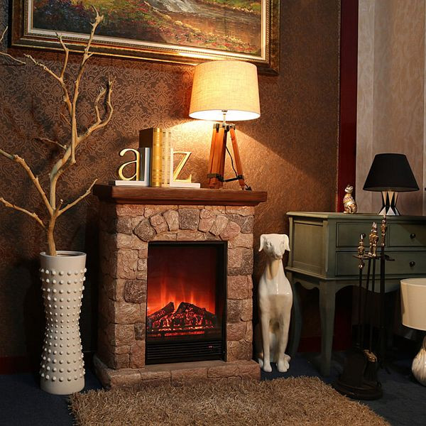 Cheminée électrique HOME DELUXE CALOR - avec effet flamme, 25159