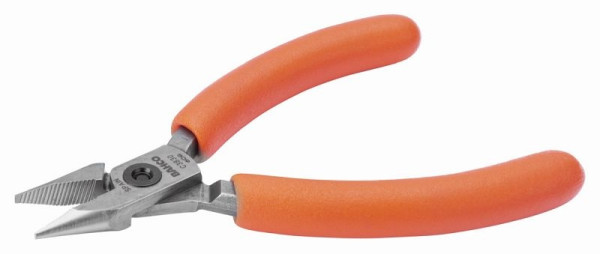 Pince à bec effilé de précision Bahco Mâchoires dentelées Poignées en PVC 121 mm Lot industriel C3830IP