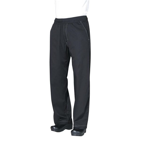Pantalon de chef Chef Works Loose Cool Vent noir L, B187-L