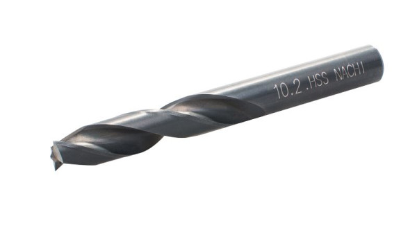 Foret hélicoïdal HSS en acier SW, diamètre 10,2 mm en 23070L, 23070L-9