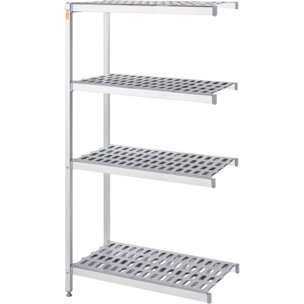 Étagère de rangement en aluminium Stalgast avec 2 pieds 1469x560x1680 mm (LxPxH), LT1156146