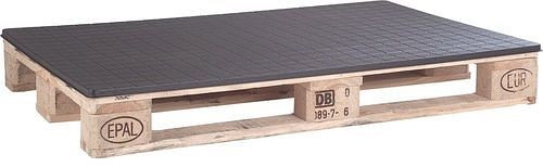 Couvre-palette DENIOS, en ABS-RE, 805 x 1205 x 30 mm, lisse, lot de 5, 312671