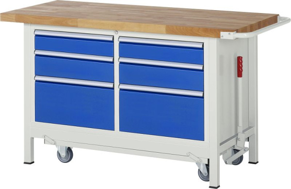 Etabli abaissable RAU 8000 - modèle 8475, L1500 x P700 x H880 mm, 15-8475A2-157B4F.11