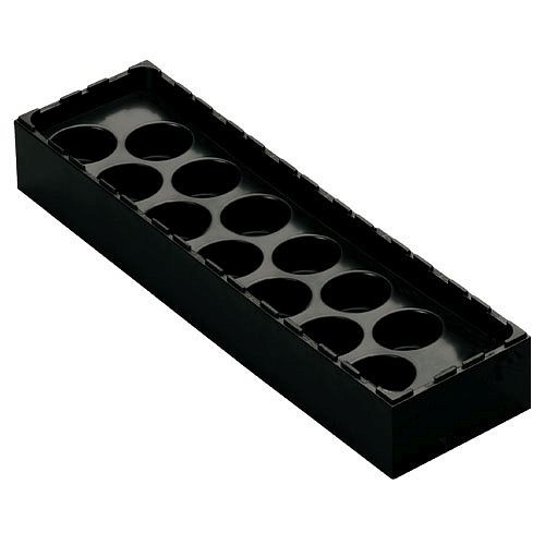 Séparateur de tiroir Bedrunka+Hirth Aqurado, pour 13 pinces de serrage ER40, dimensions en mm (LxPxH) : 336 x 96 x 48, 03.AQ-2122
