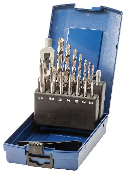 Gamme SW-Stahl de forets à tarauder et à carotter, M3-M12, 15 pièces, 82228L