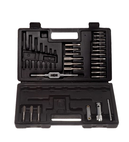 Jeu de tarauds à main Projahn HSS-G 23 pièces M3-M12, 91012