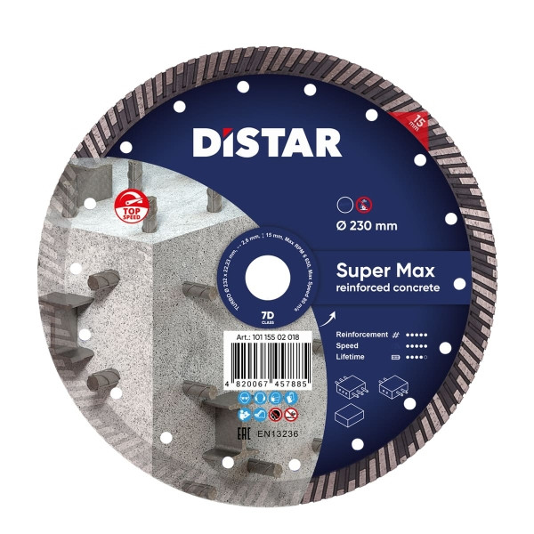 Disque à tronçonner diamant Distar Turbo 232 Super Max, 10115502018