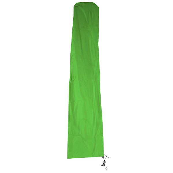 Housse de protection Mendler Meran pour parapluies de marché jusqu'à 5m, housse avec fermeture éclair, verte, 45564