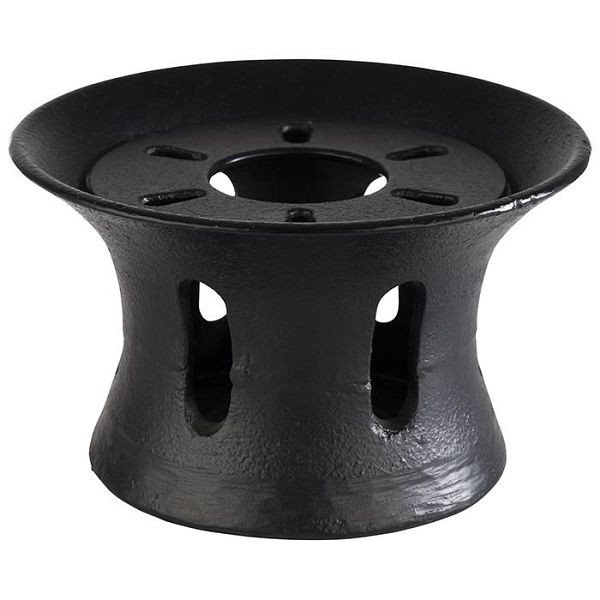 Réchaud APS -ASIA-, Ø 13 cm, hauteur: 7,5 cm, fonte, noir, couvercle amovible, 10994