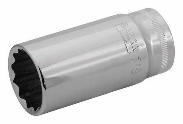 Embout pour clé à douille Bahco, 3/8", 12 pans, long, SW 1/4", A7402DZ-1/4