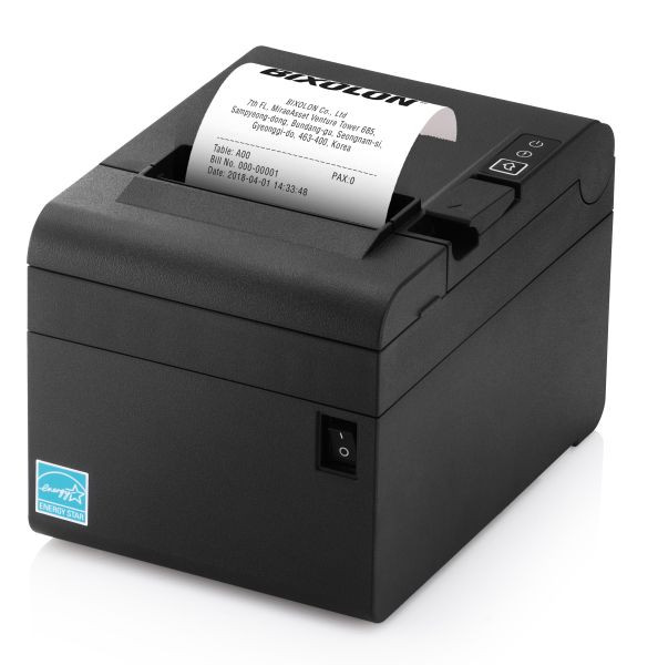 Imprimante thermique directe de tickets et tickets Bixolon 3 pouces (80 mm), 180 dpi, série, Ethernet et USB, SRP-E300ESK