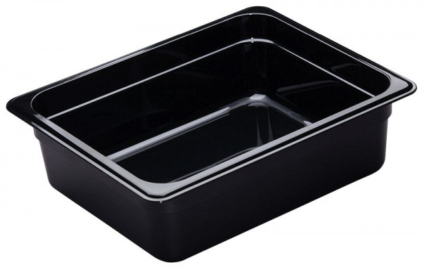 Casseroles résistantes à la chaleur Cambro H-PAN™ GN 1/4-150, 3,6 L, noir, paquet de 6, 24HP110