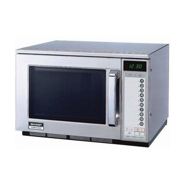 Micro-ondes SHARP R-25AT, puissance micro-ondes 2100 watts, 20 programmes de cuisson programmables, 101.206